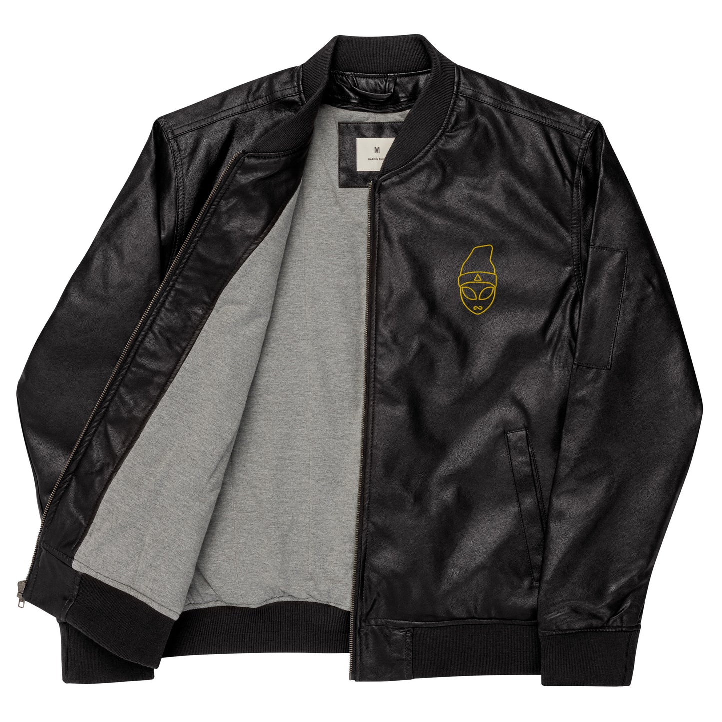 Chaqueta bomber piel